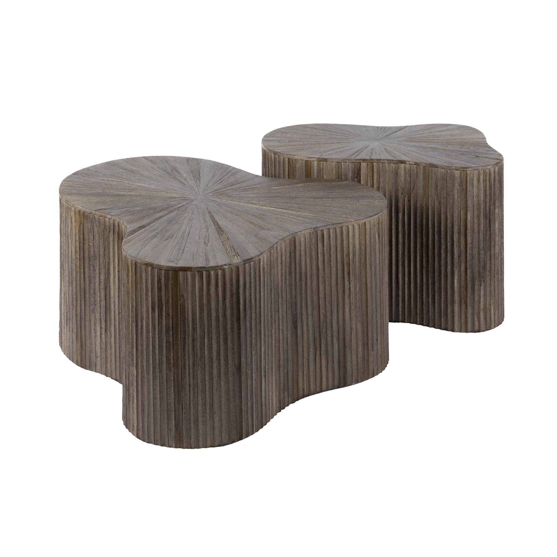 Salontafel set/2 shamrock Maya Teak